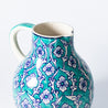 Decoro Al Mano - Small Jug - Floral Teal