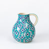 Decoro Al Mano - Large Jug - Floral Teal