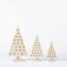 Wood and Gold Christmas - Medium Tree on Base