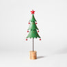 Robin Red Breast  - Small Green Tree on Log Base