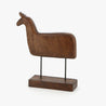 Carvings  - Naive Horse on Plinth