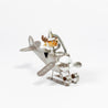 Spring into Christmas - Reindeer Seaplane Spring Hanger