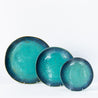 Sea Spray - Large Plate - Aqua