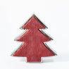Scratched Christmas - Large Outlined Tree - Red