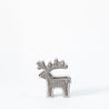 Scratched Christmas - Ex.Small Outlined Reindeer - Grey