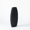 Black and White - Large Ridged Vase