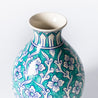 Decoro Al Mano - Large Vase - Floral Teal