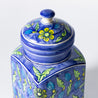 Decoro Al Mano - Small Storage Jar - Floral Blue