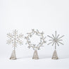 Indian Christmas - Snowflake Tree Topper - Silver