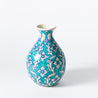 Decoro Al Mano - Small Vase - Floral Teal