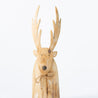 Natural Christmas - Small Wooden Reindeer Head