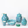 Decoro Al Mano - Small Vase - Floral Teal