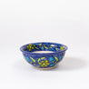 Decoro Al Mano - Small Round Bowl - Floral Blue