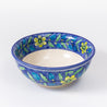 Decoro Al Mano - Large Round Bowl - Floral Blue