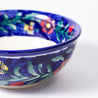 Decoro Al Mano - Large Round Bowl - Floral Cobalt