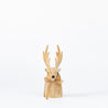 Natural Christmas - Small Wooden Reindeer Head