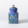 Decoro Al Mano - Small Storage Jar - Floral Blue