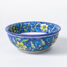 Decoro Al Mano - Large Round Bowl - Floral Blue