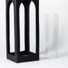 Black and White - Large Floor Standing Lantern